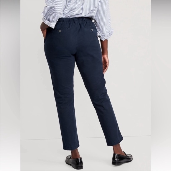 NWT! High-Waisted Navy OGC Chino Pants for Women - Medium Petite 💜 - Picture 6 of 8